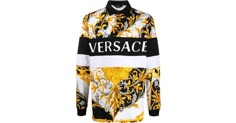 versace polo homme|versace long sleeve.